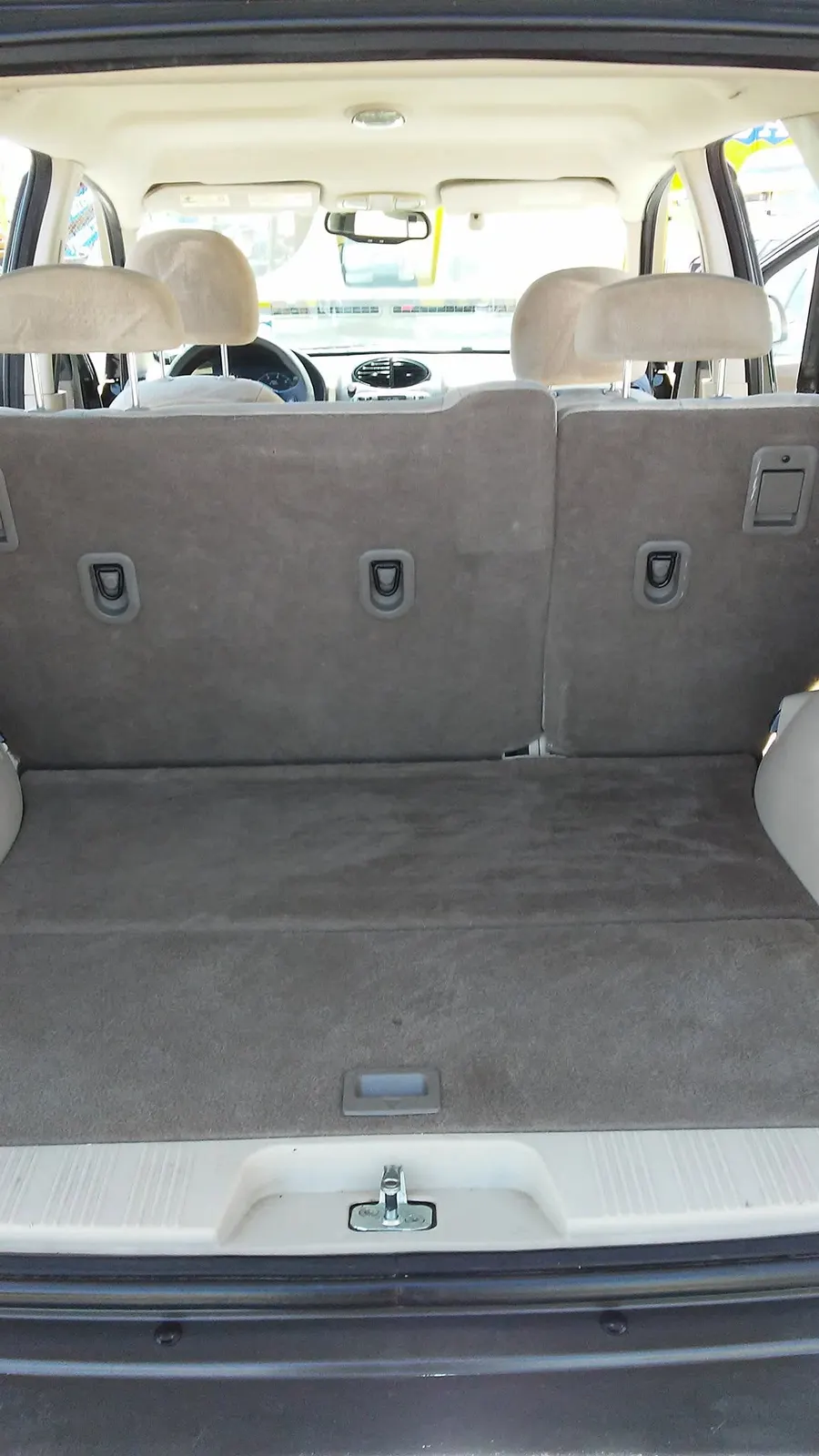 A freshly shampooed SUV cargo area and rear seats detailed by Medina Brothers